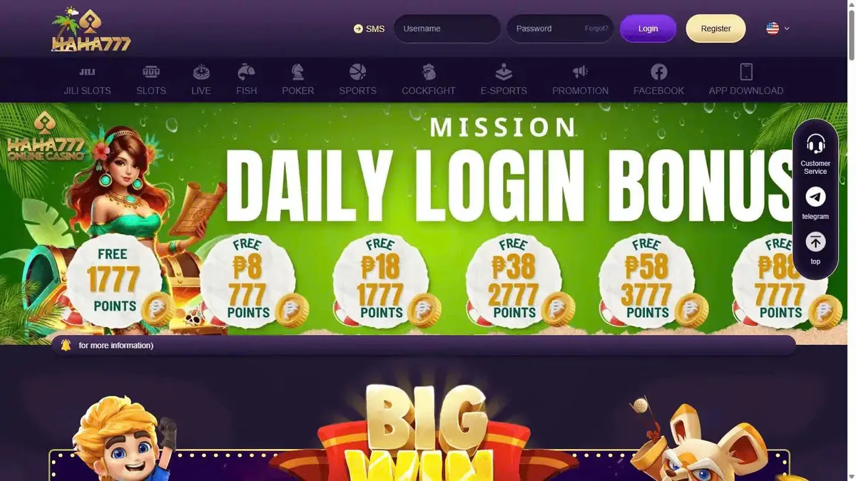 Hahaha 777 Ph Login App Download - gameplay and features on Hahaha777 Philippines