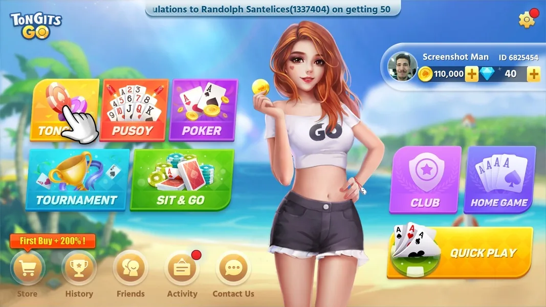 Tongits Go - overview on Hahaha777 Philippines