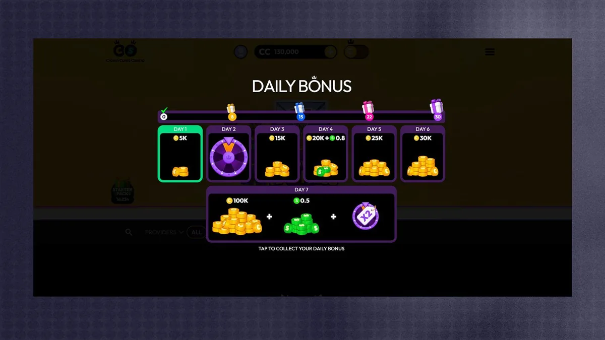 Daily Login Casino Bonus - gameplay and features on Hahaha777 Philippines