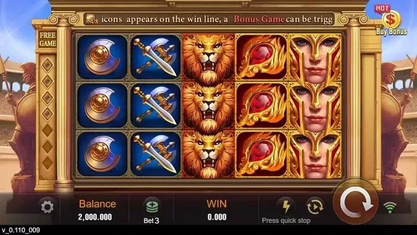 Roma X Slot - gameplay and features on Hahaha777 Philippines